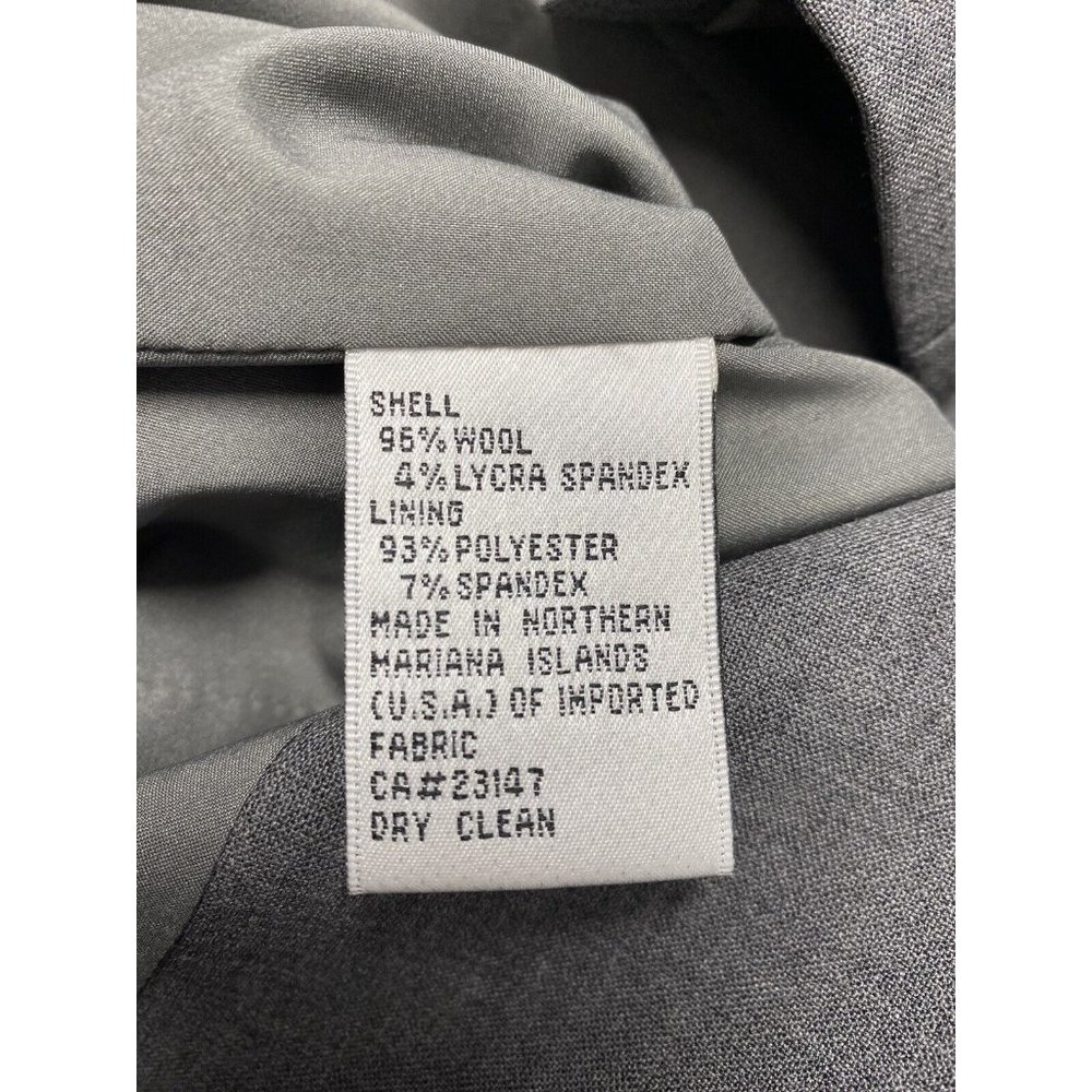 Talbots Stretch Gray Wool Blend 3 Button Notch La… - image 8